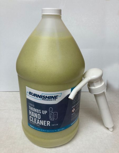 Burnishine Products. Industrial hand cleaner removes ink, grease, dirt and  stains