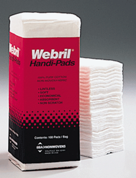 Webril 4 x 4 Cotton Pads